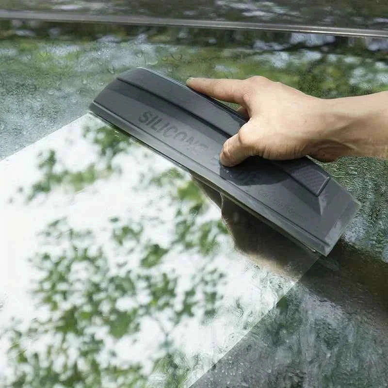 Soft Silicone Car Water Wiper Squeegee-Wash Wiper-Black