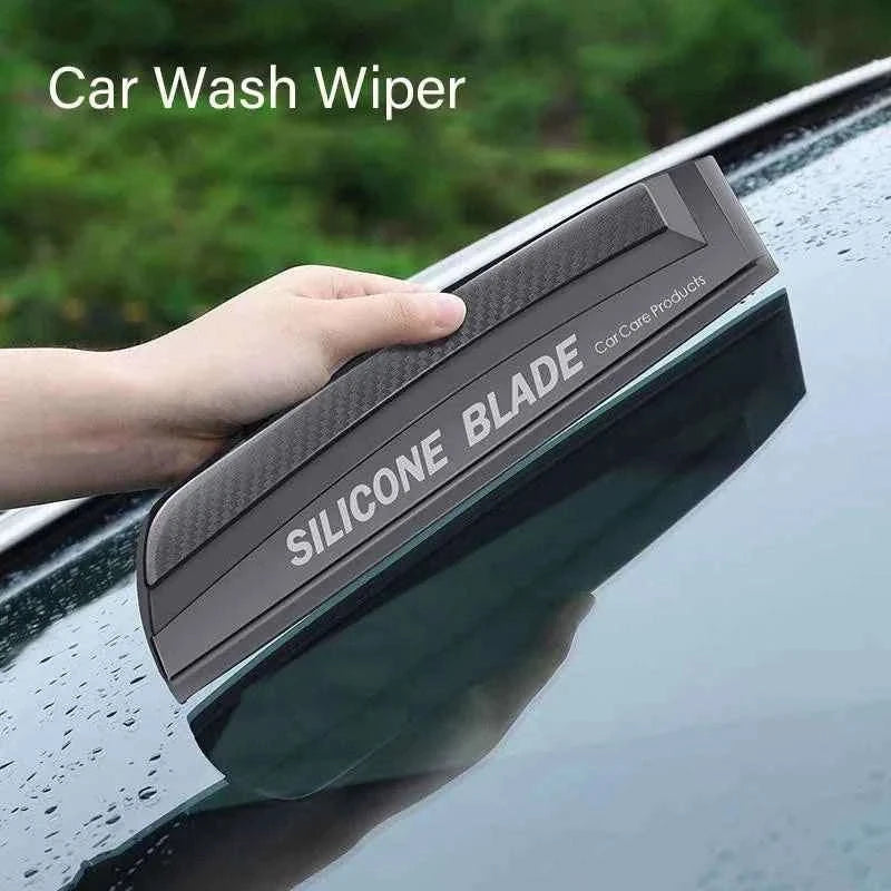 Soft Silicone Car Water Wiper Squeegee-Wash Wiper-Black