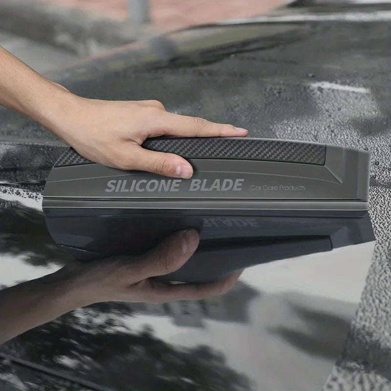 Soft Silicone Car Water Wiper Squeegee-Wash Wiper-Black