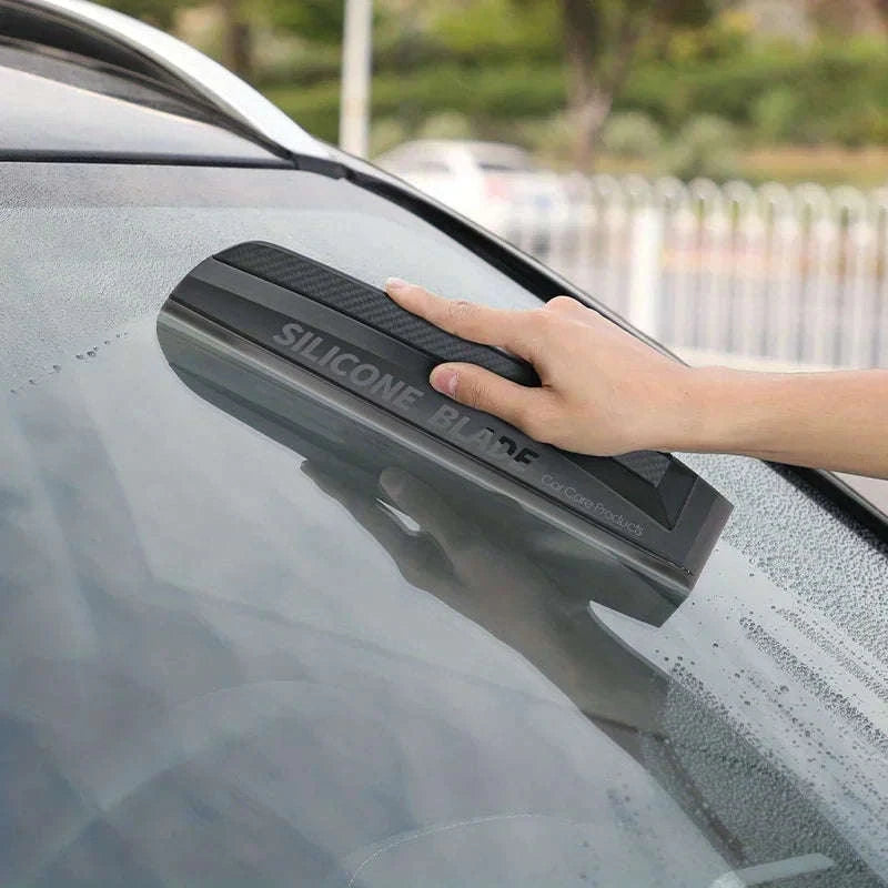 Soft Silicone Car Water Wiper Squeegee-Wash Wiper-Black