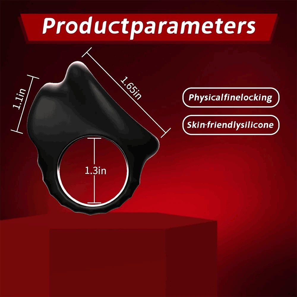 Soft Silicone Cock Ring for Men – Non-Vibrating Delay Support-black / United States