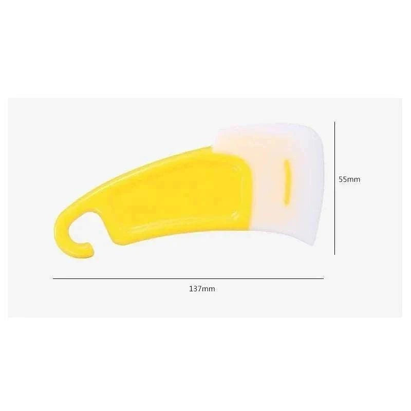 Soft Silicone Kitchen Scraper & Cleaning Spatula-1Pc