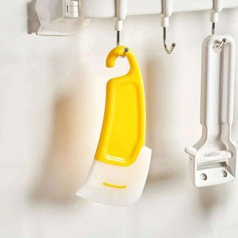 Soft Silicone Kitchen Scraper & Cleaning Spatula-1Pc