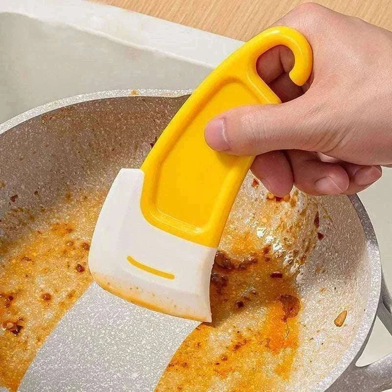 Soft Silicone Kitchen Scraper & Cleaning Spatula for Daily Cleanup-1Pc