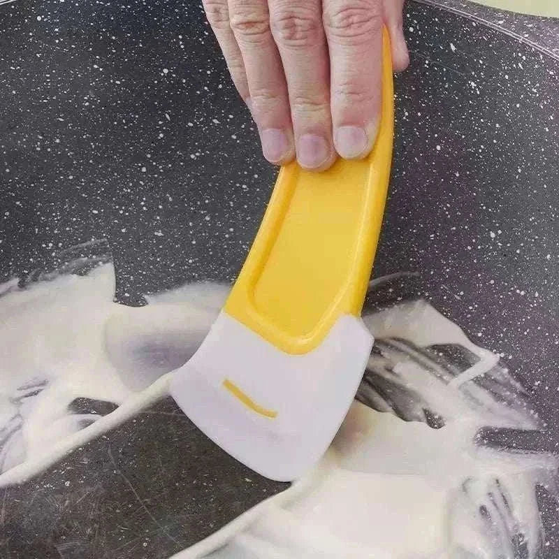 Soft Silicone Kitchen Scraper & Cleaning Spatula for Daily Cleanup-1Pc