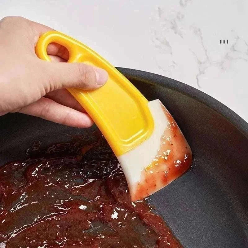 Soft Silicone Kitchen Scraper & Cleaning Spatula for Daily Cleanup-1Pc
