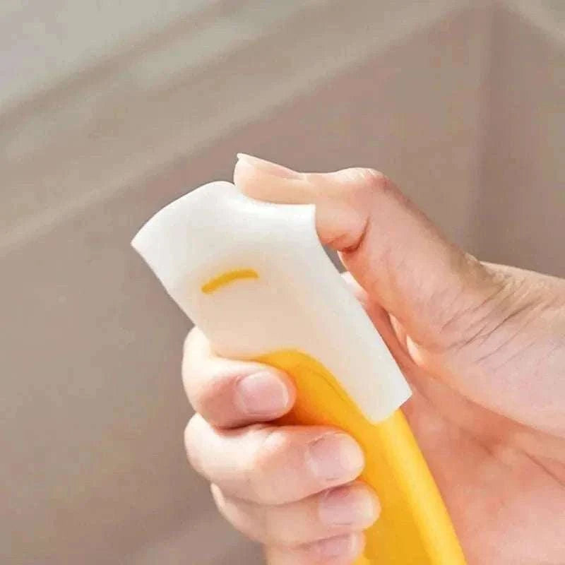 Soft Silicone Kitchen Scraper & Cleaning Spatula-