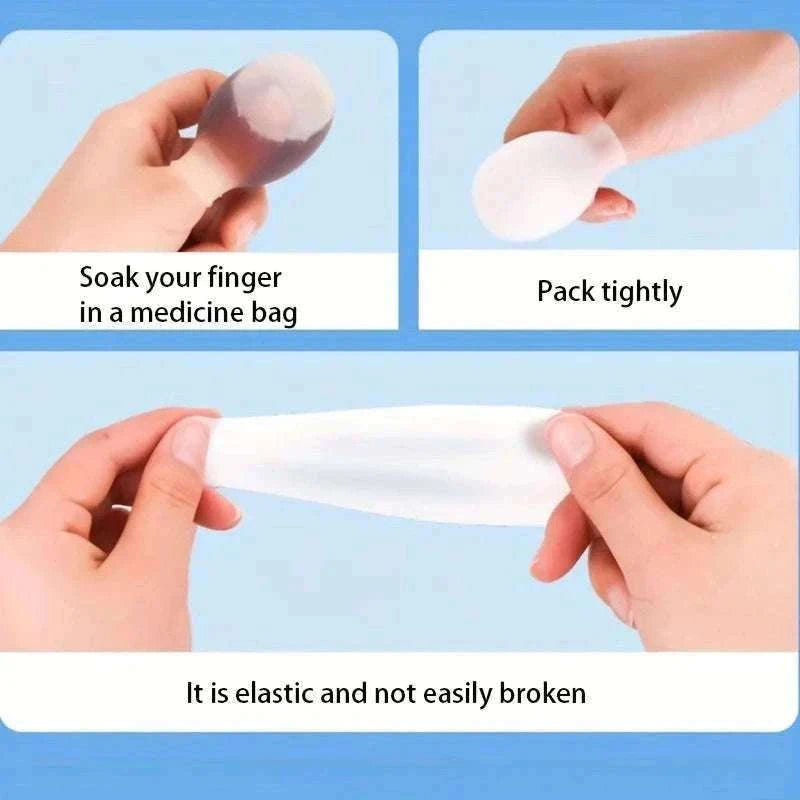Soft Silicone Toe Sleeves for Cushioning and Comfort-L