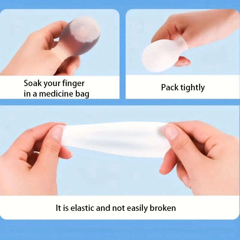 Soft Silicone Toe Sleeves Toe Protectors-L