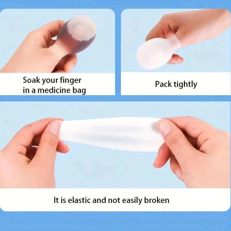 Soft Silicone Toe Sleeves Toe Protectors-L