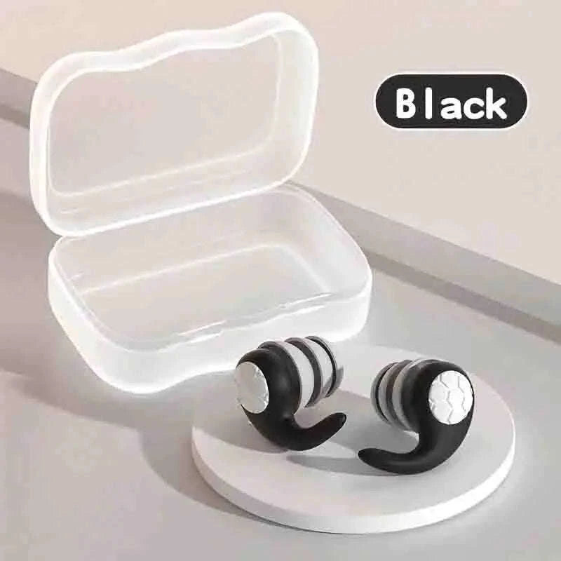 Soft Silicone Waterproof Earplugs for Noise Cancellation and Comfort-Blue