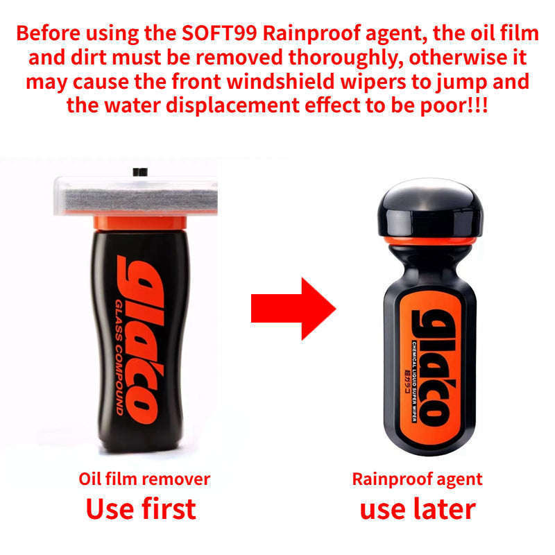 Soft99 Glaco 100ml Rain Repellent and Oil Film Remover-