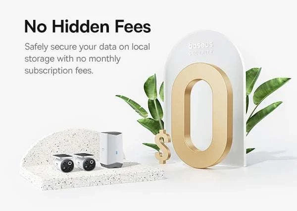 Solar 3K Wireless Outdoor Security Camera System Dual Lens 2 Pack-White / China Mainland