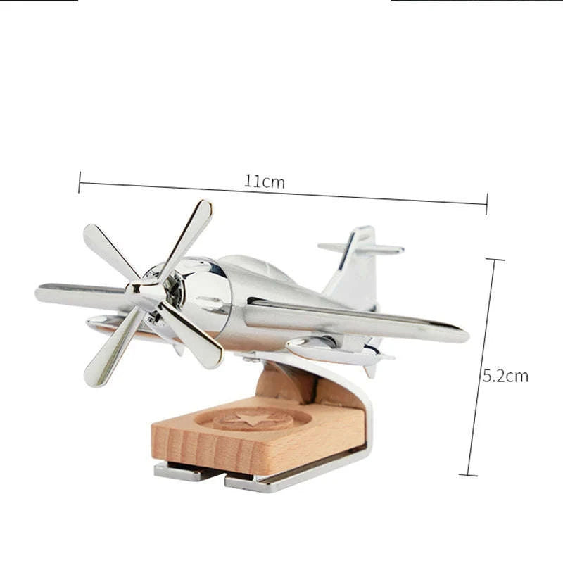Solar Airplane Car Freshener-SMT-Aircraft-silvery