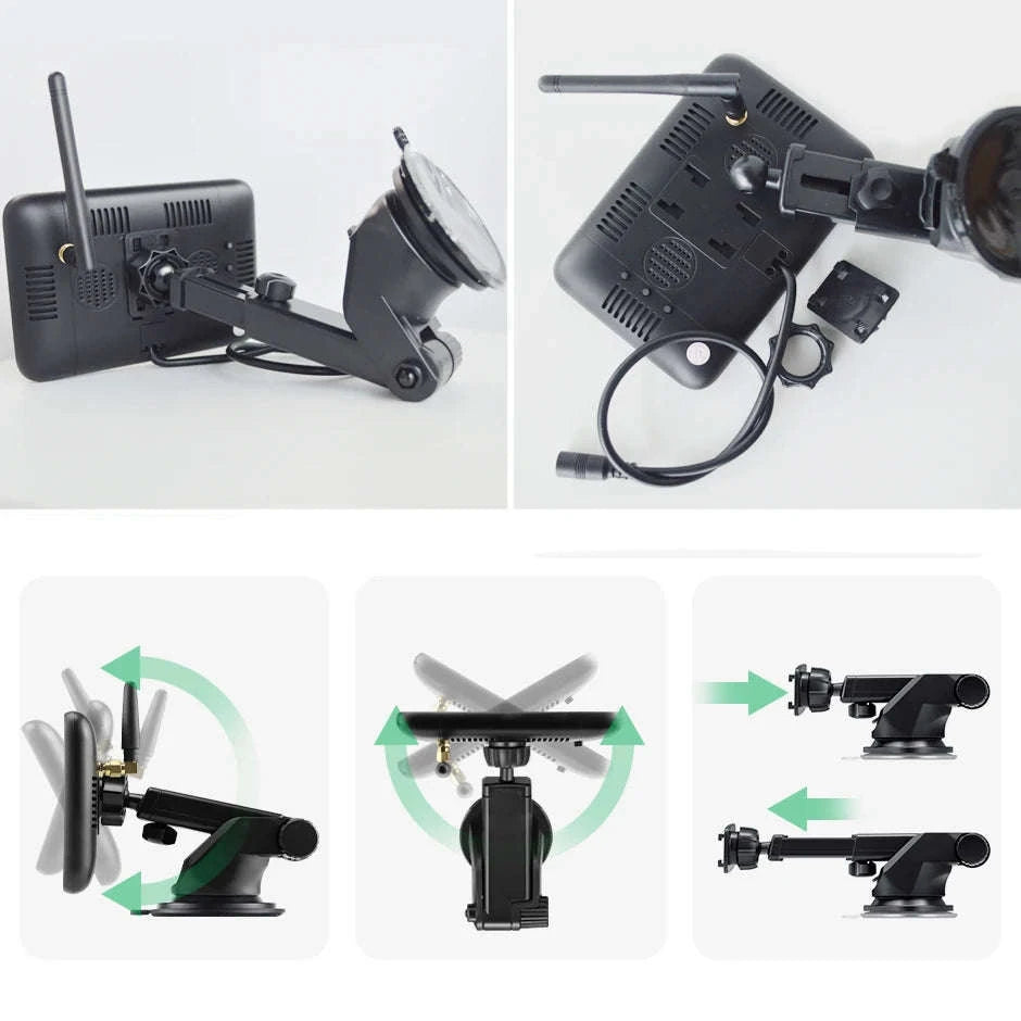 Solar Backup Camera Kit-Monitor add camera