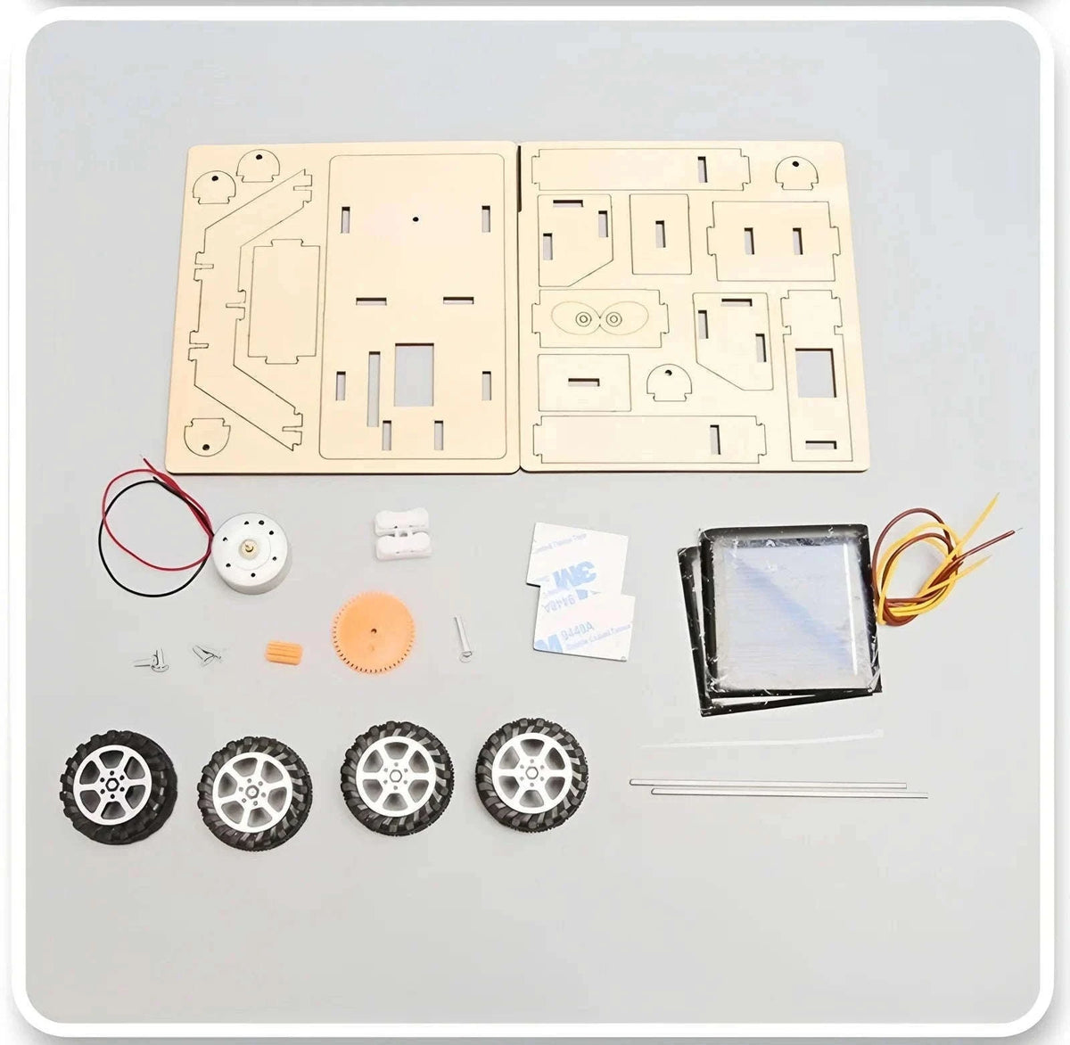 Solar Car Model DIY Lunar Exploration Vehicle for Kids-Lunar rover