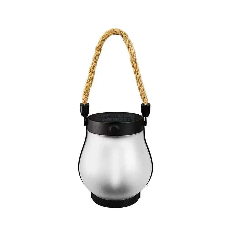 Solar Flame Rope Lantern Type-C Fast Charging Waterproof Hanging Lamp-1Pc
