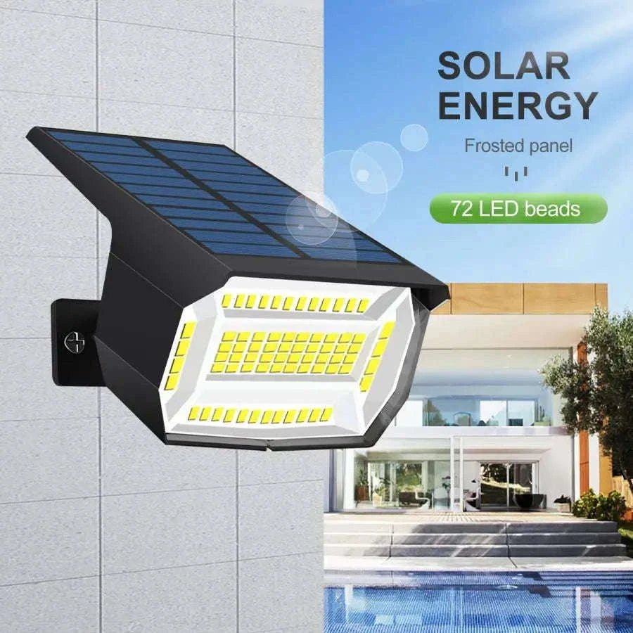 Solar Landscape Lights Outdoor Waterproof Spotlights, 72/68 LED-56LED Warm White / 1PC