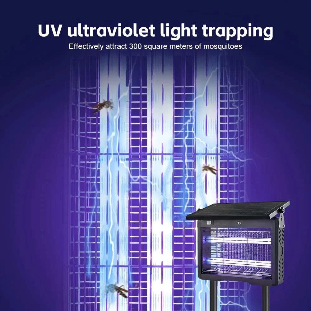 Solar Mosquito Repellent Lamp for Outdoor Spaces – Insect Control Light-1PC / United States