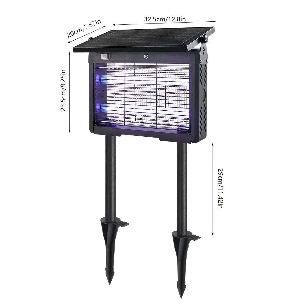 Solar Mosquito Repellent Lamp for Outdoor Spaces – Insect Control Light-1PC / United States
