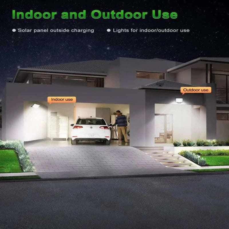 Solar Outdoor Lights with Motion Sensor and Remote-Warm White / 16-20W / United States