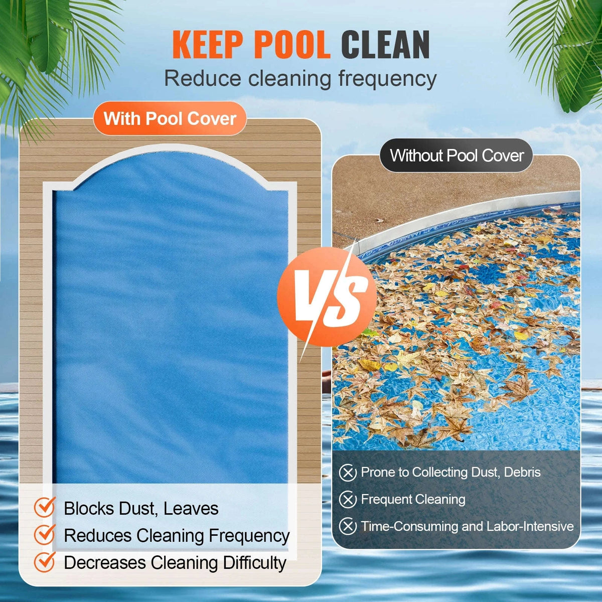 Solar Pool Cover Rectangle 12 Mil-24x12ft 16mil / CZECH REPUBLIC
