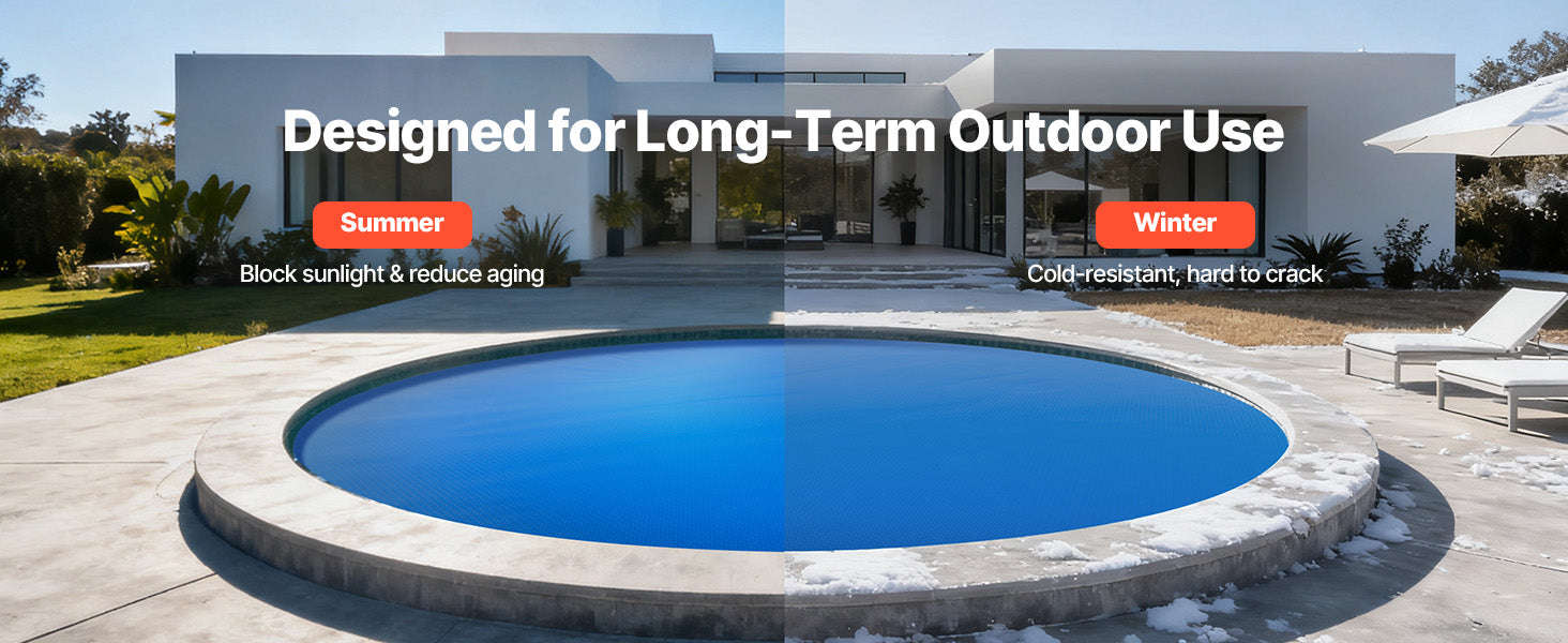 Solar Pool Cover with Bubble PE Material-18ft 16mil / United States