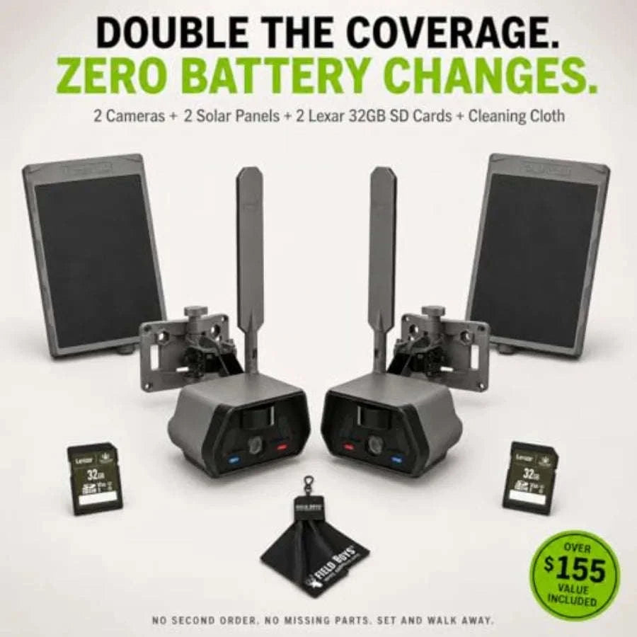 Solar-Powered 4G LTE Outdoor Security Camera Bundle-United States / aspic