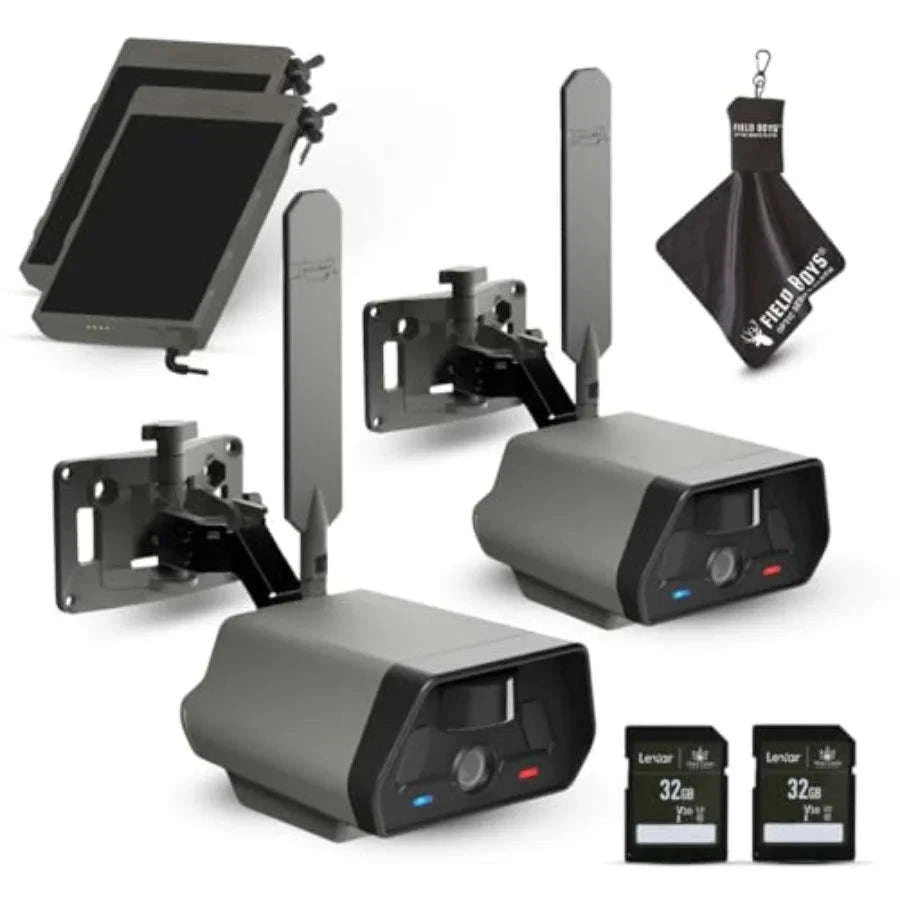 Solar-Powered 4G LTE Outdoor Security Camera Bundle-United States / aspic