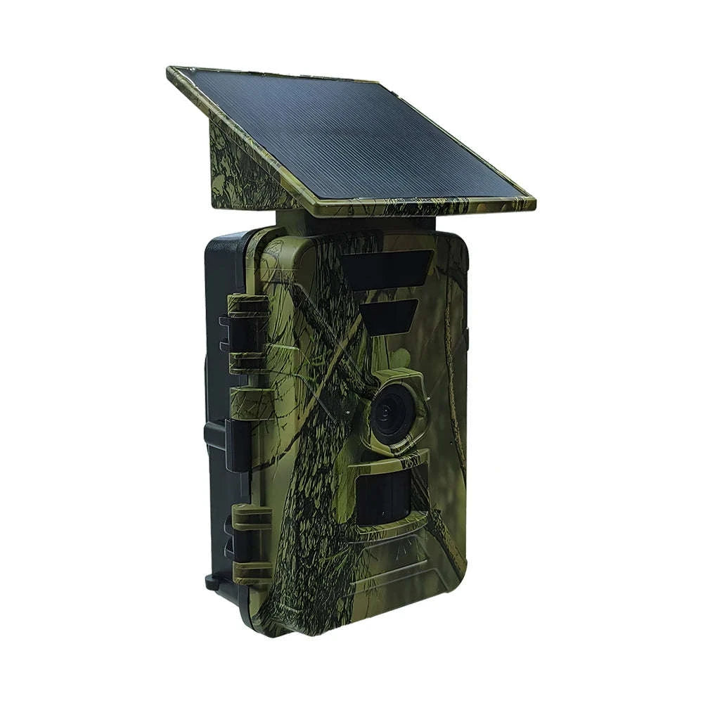 Solar Powered Trail Camera with 8K Video and 60MP Photos-Default Title