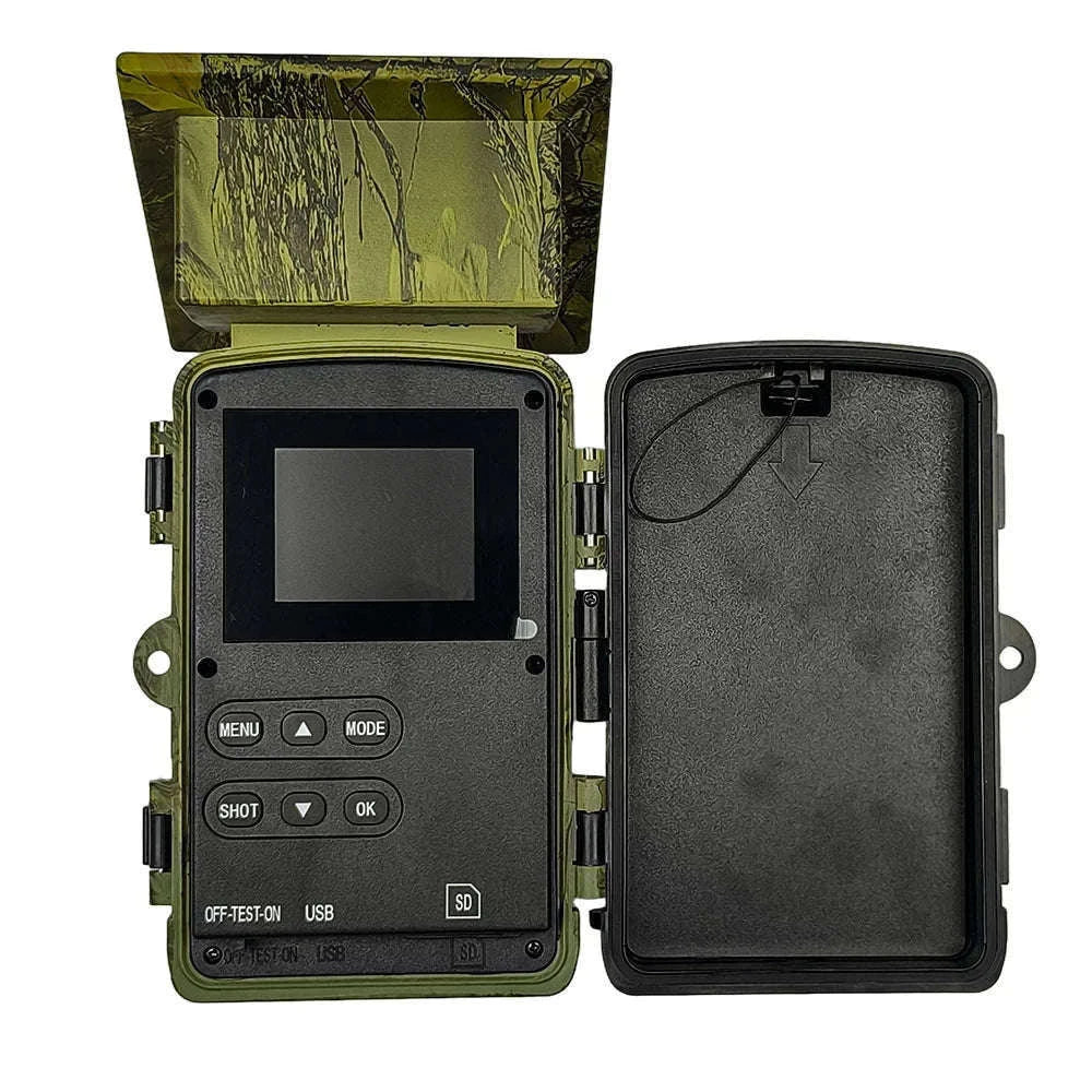 Solar Powered Trail Camera with 8K Video and 60MP Photos-Default Title