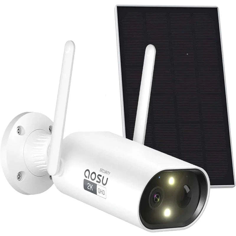 Solar Powered Wireless Security Camera 3MP WiFi Outdoor CCTV-solar camera / EU Plug / United States