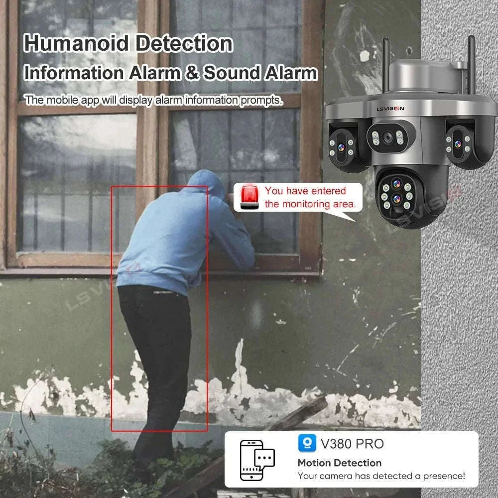Solar Security Camera 20MP 10X Optical Zoom PTZ IP66-4G 10X Zoom No Card / Poland