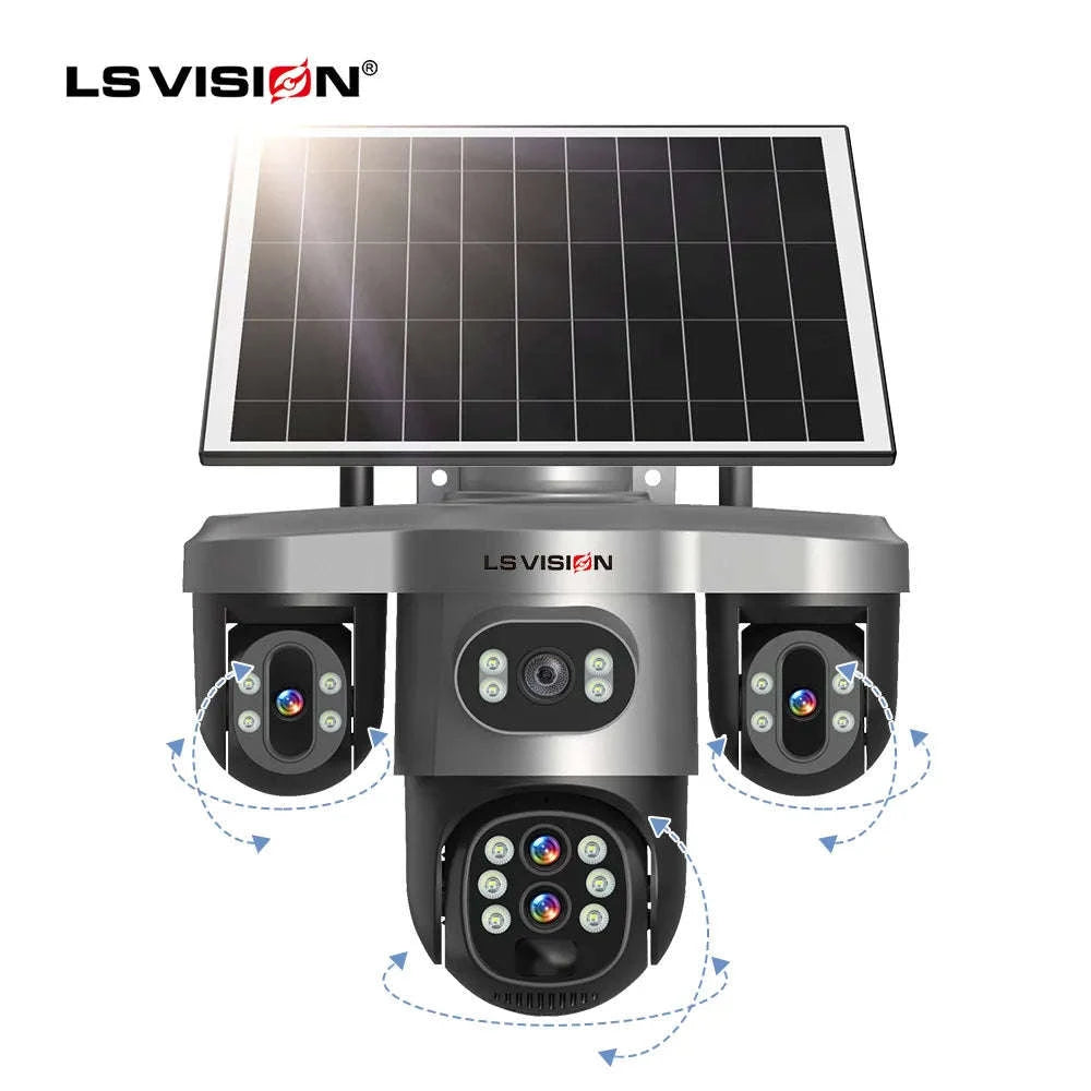 Solar Security Camera 20MP 10X Optical Zoom PTZ IP66-4G 10X Zoom No Card / Poland