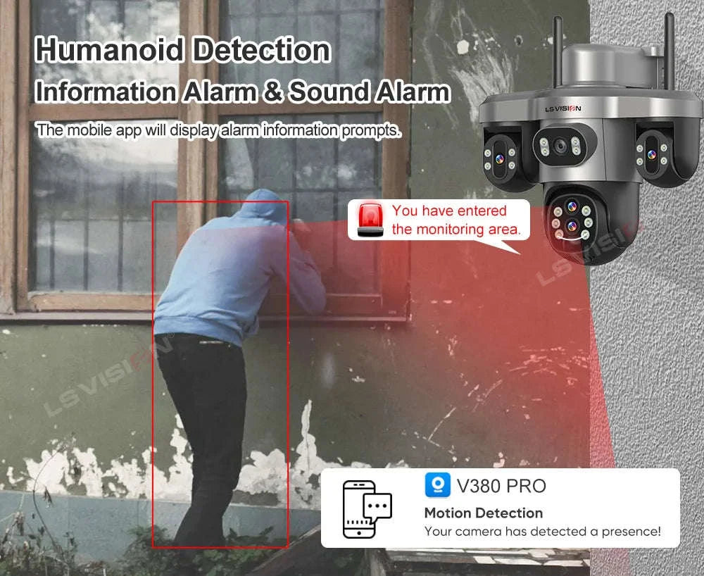 Solar Security Camera 20MP 10X Optical Zoom PTZ IP66-4G 10X Zoom No Card / Poland