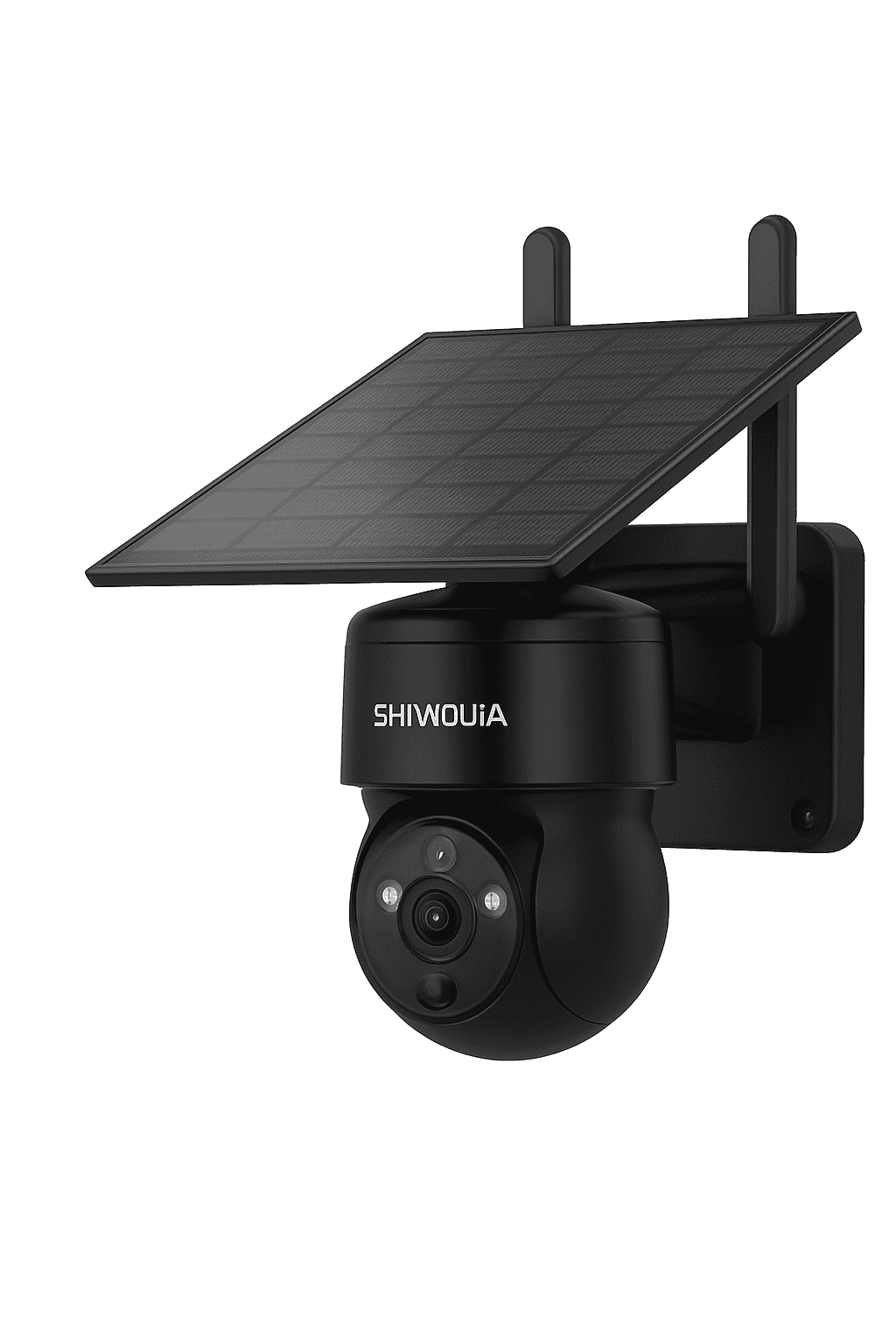 Solar Security Camera 4G/WiFi Outdoor PTZ with Audio-Gray WIFI Cam / CHINA