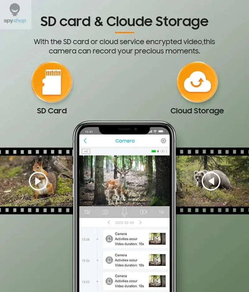 Solar Security Camera – 4G & WiFi Outdoor PTZ with Solar Power and Two‑Way Audio-Gray WIFI Cam / CHINA