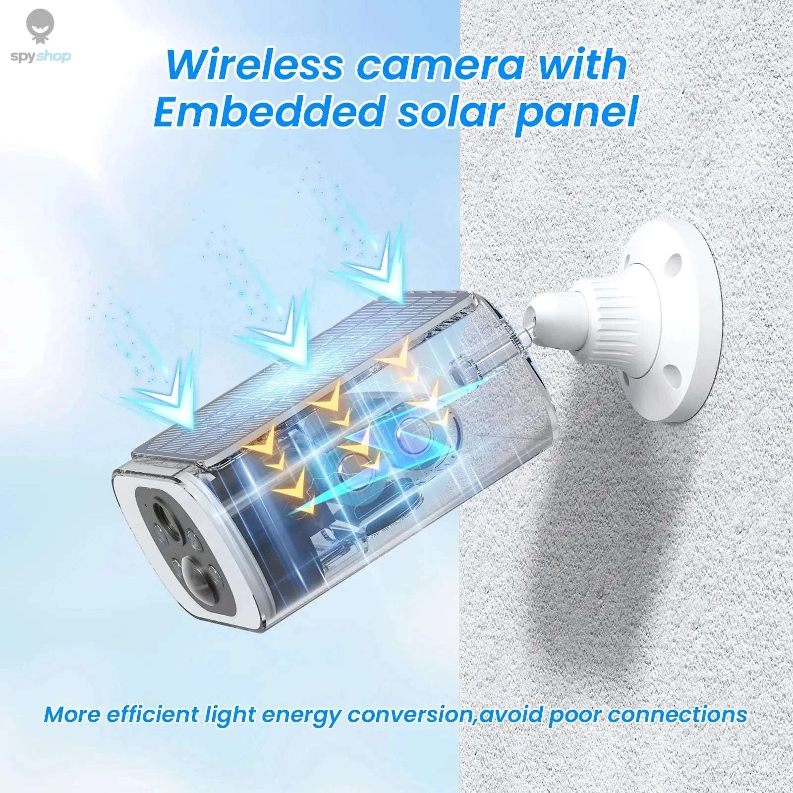 Solar Security Camera – 5MP 2K Wireless Outdoor Protection with Solar Power-5MP Solar Camera / CHINA
