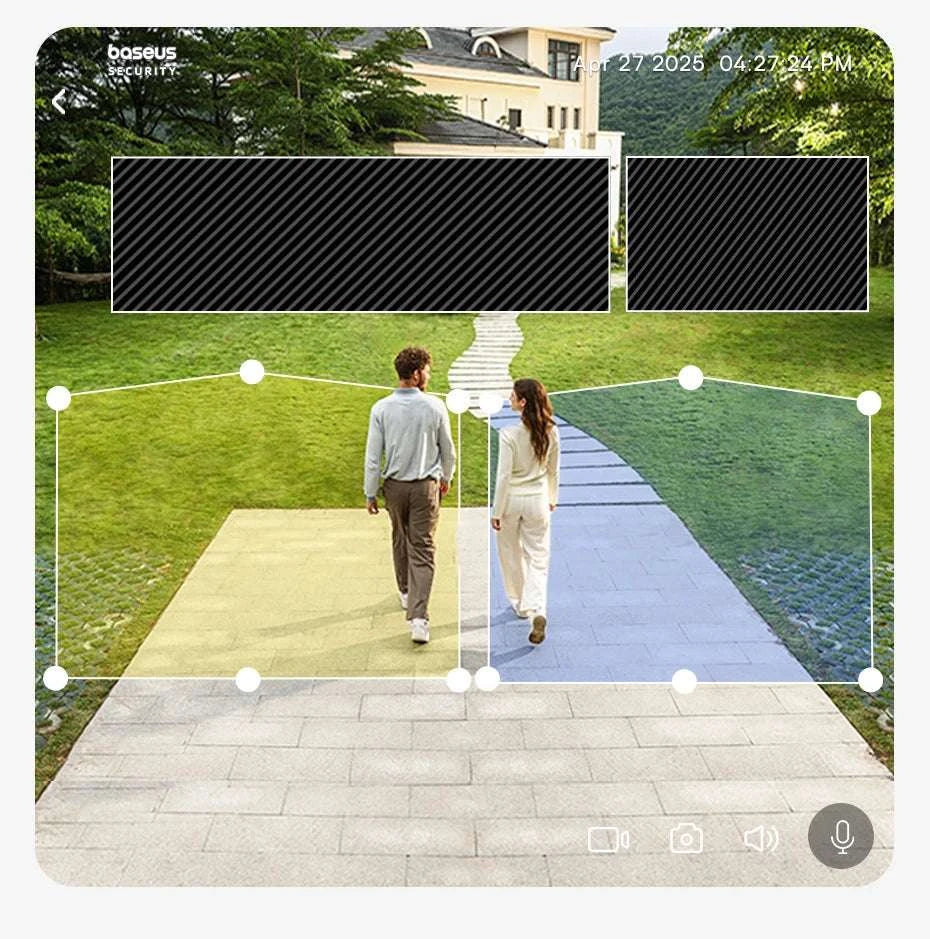 Solar Security Camera Wireless Outdoor 2K IP67 Wide Angle-3-Camera / China Mainland