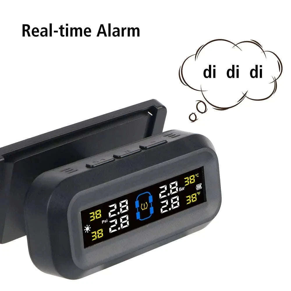 Solar TPMS Tire Pressure Monitoring System with External Sensors-G External