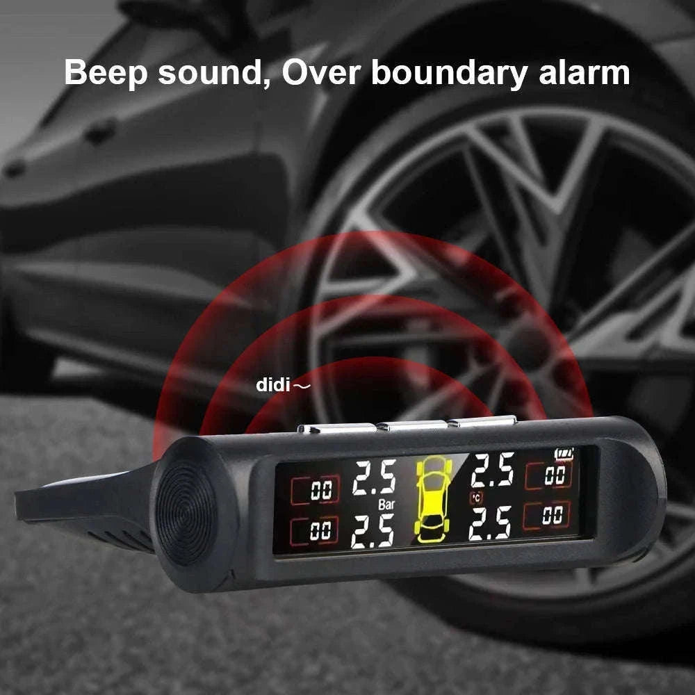 Solar TPMS Tire Pressure Monitoring System with External Sensors-G External