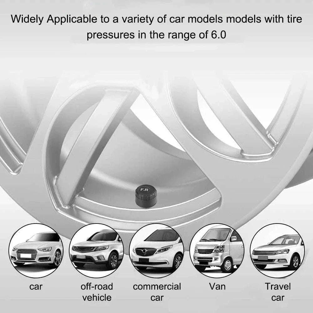 Solar TPMS Tire Pressure Monitoring System with External Sensors-G External