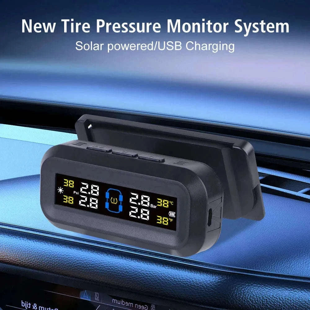 Solar TPMS Tire Pressure Monitoring System with External Sensors-G External