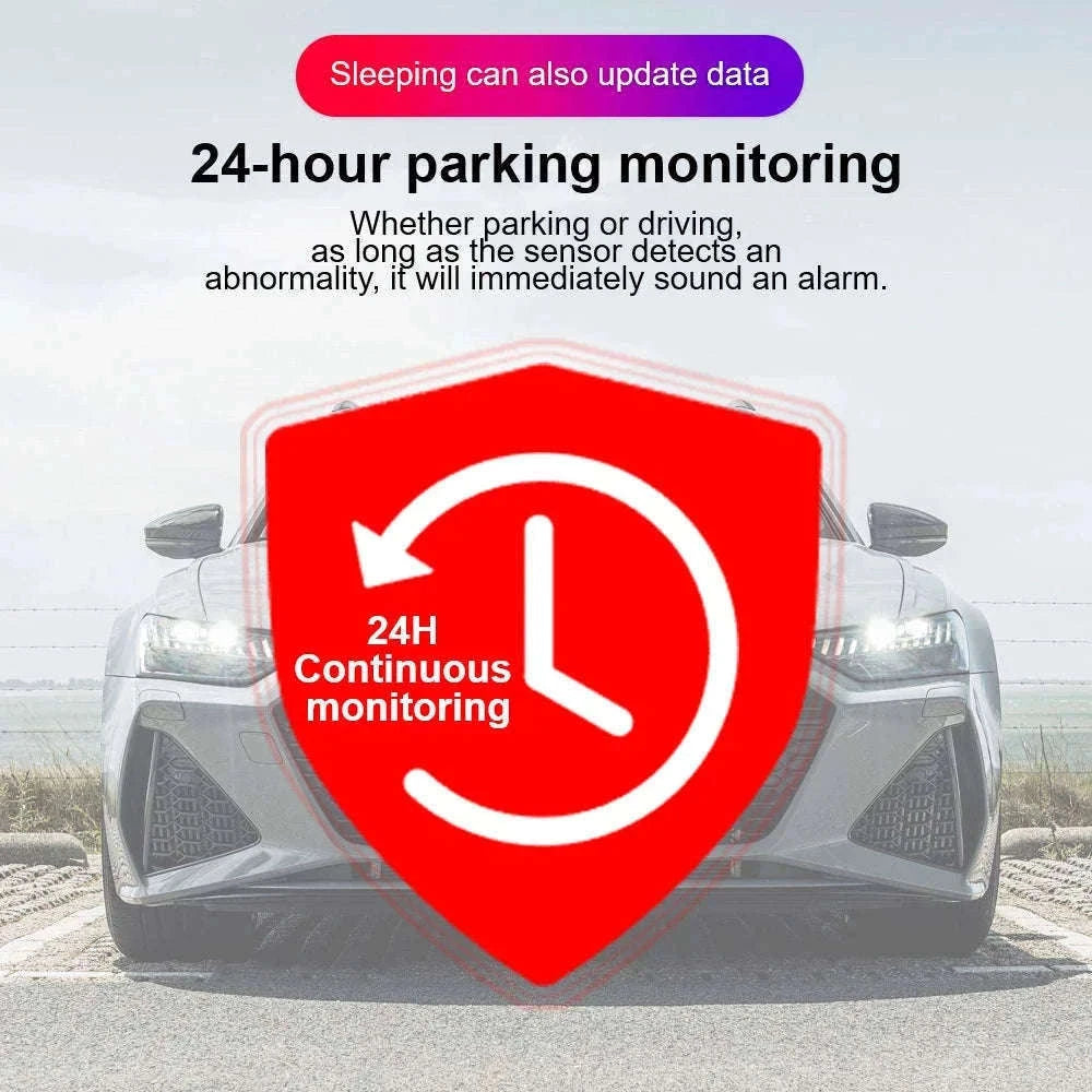 Solar TPMS Tire Pressure Monitoring System with External Sensors-G External