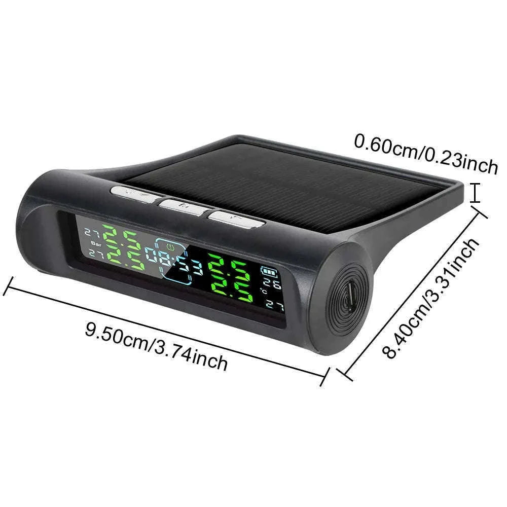 Solar TPMS Tire Pressure Monitoring System with External Sensors-G External