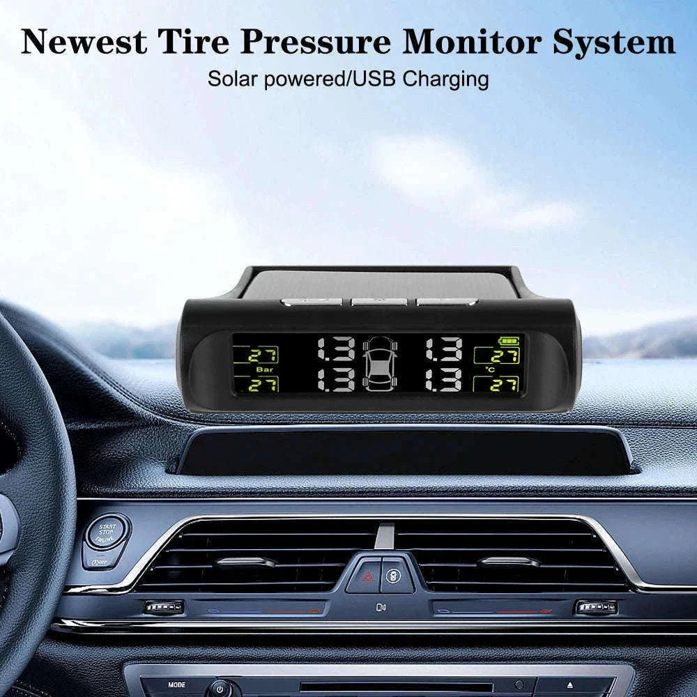 Solar TPMS Tire Pressure Monitoring System with External Sensors-G External