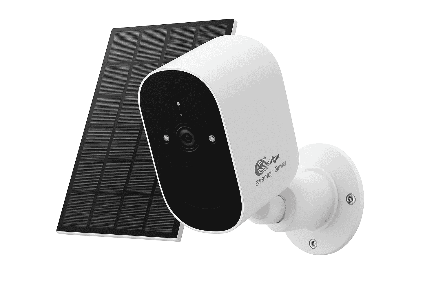 Solar WiFi Security Camera 1080P Outdoor with Night Vision & Alerts-NewCam NO Card / US Plug