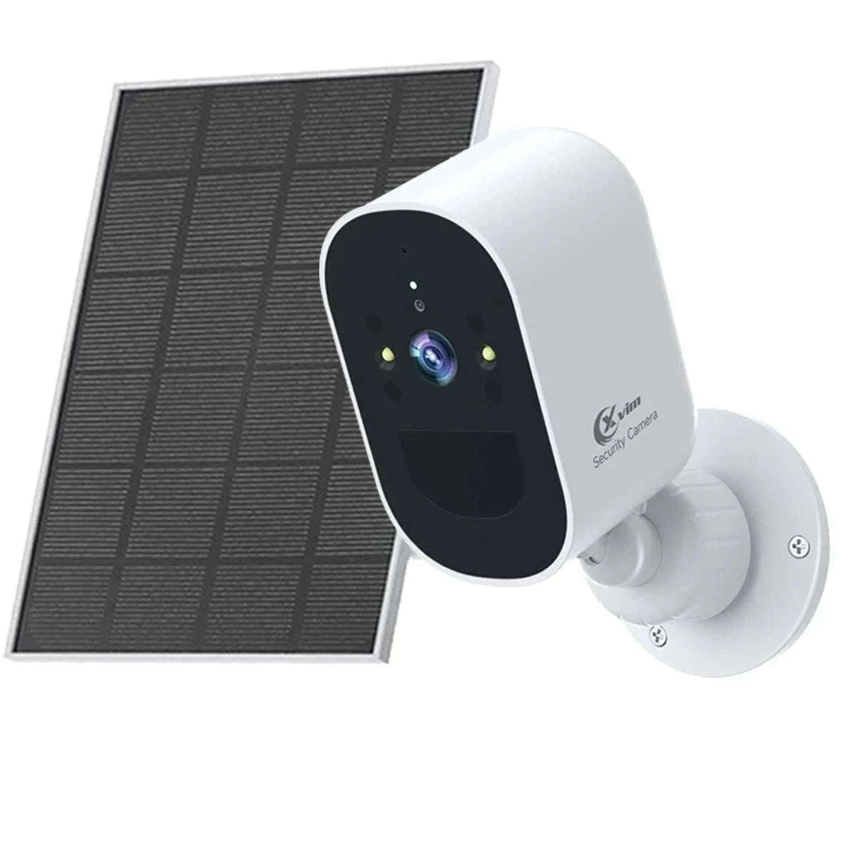 Solar WiFi Security Camera 1080P Outdoor with Night Vision & Alerts-NewCam NO Card / US Plug