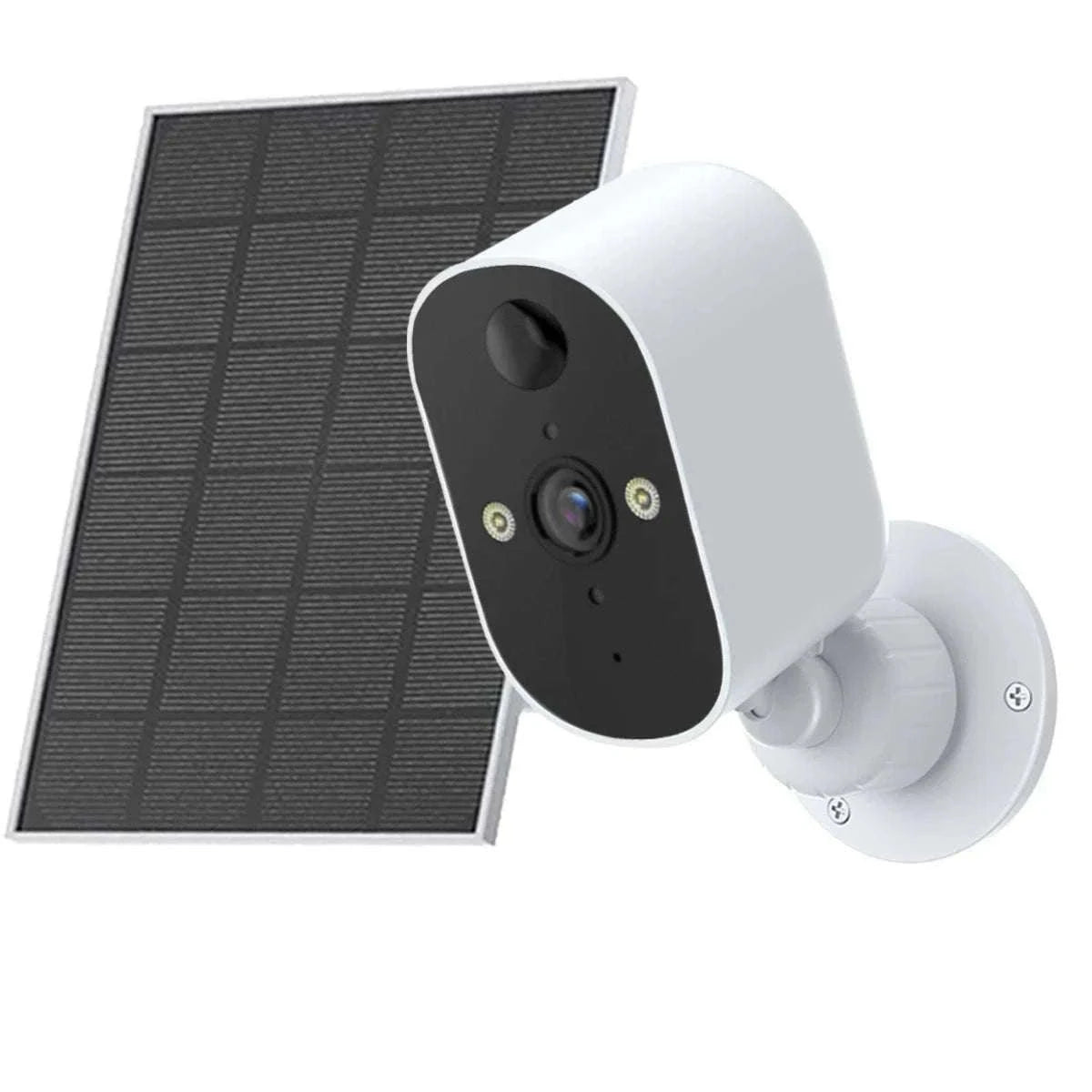 Solar WiFi Security Camera 1080P Outdoor with Night Vision & Alerts-NewCam NO Card / US Plug