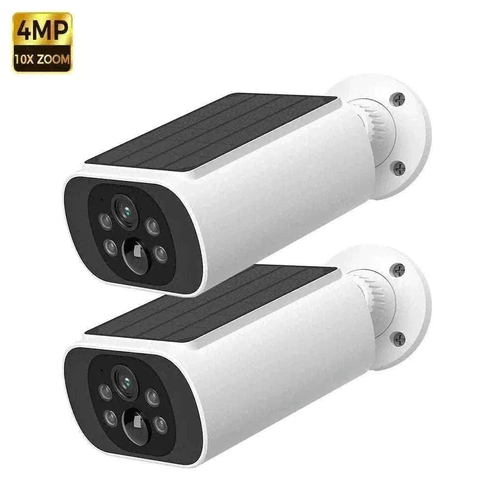 Solar WiFi Security Camera 2.5K AI Detection Night Vision IP67-Black / China Mainland